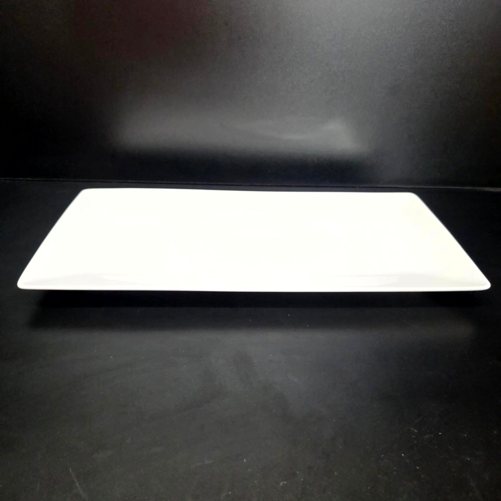 Roscher Serving Platter 17.5in White Porcelain Rectangular Tray Dishware - Picture 2 of 6